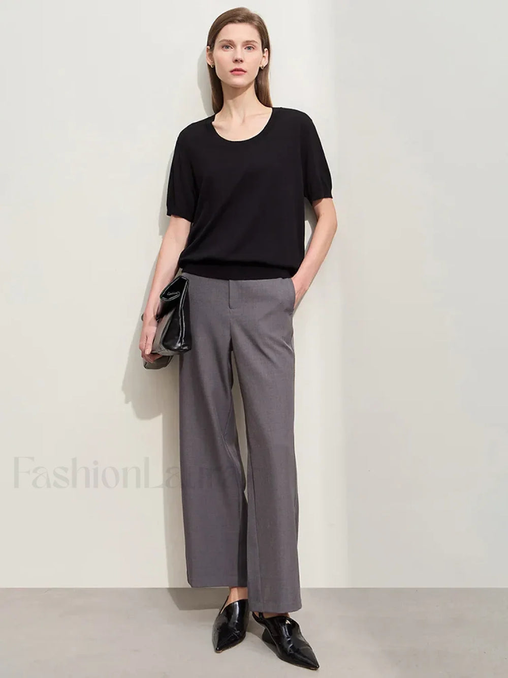 Tencel Embroidery T Shirt