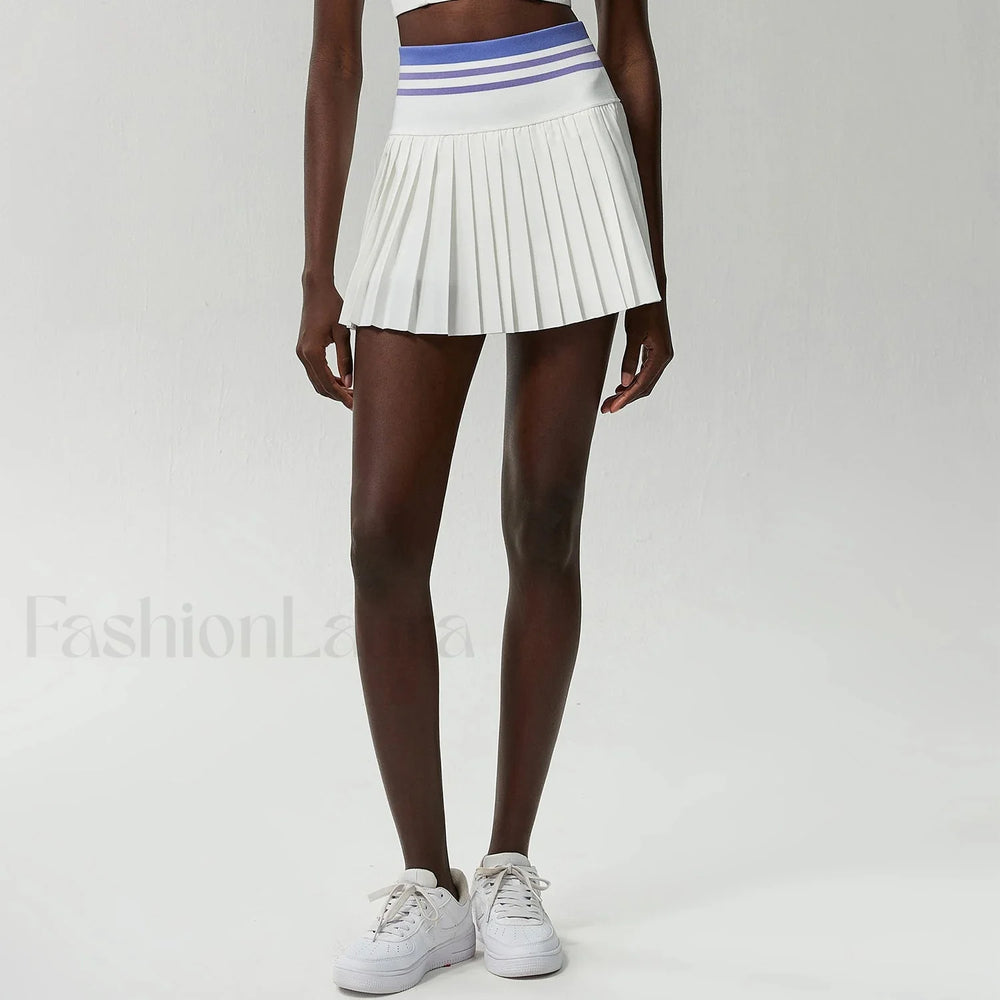 Tennis Pleated Sporty Pocket Skirt