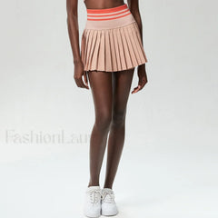 Tennis Pleated Sporty Pocket Skirt Pink / S