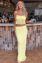 The Moment Top Charming + Skirt Set