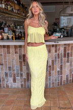The Moment Top Charming + Skirt Set