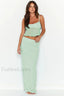 The Moment Top Charming + Skirt Set S / Mint