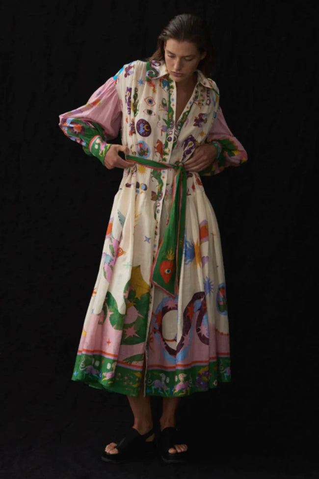 The Seeker Stylish Shirt Dress S / Floral Main image