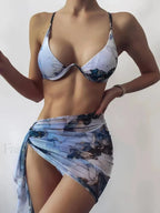Tie Dye Shoulder Strap Three Piece Set S7Black / S