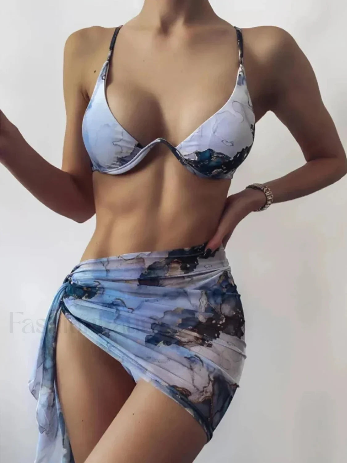 Tie Dye Shoulder Strap Three Piece Set S7Black / S