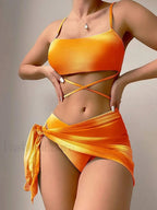 Tie Dyed Mesh Gradient Three Piece Set