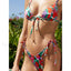 Tie Side Floral Print Bikini Set floral / S