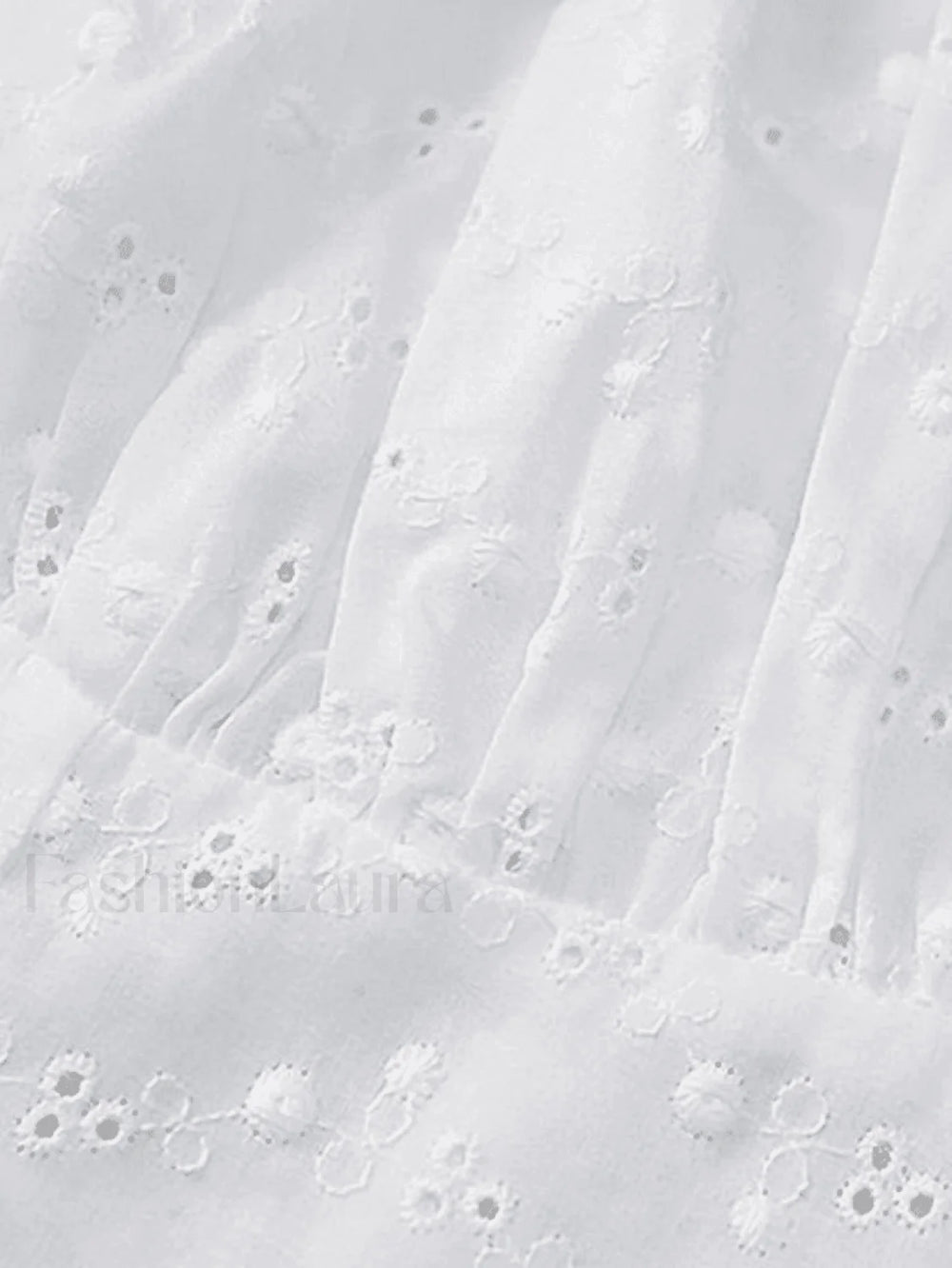 Tie Strap Broderie Lace Corset Top Tops&Tees