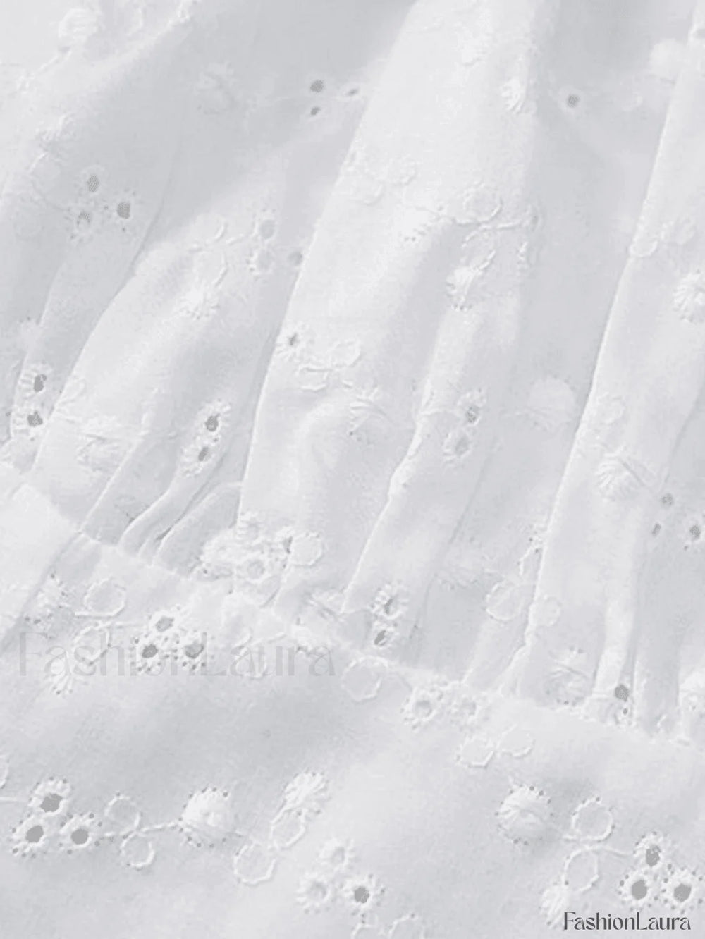 Tie Strap Broderie Lace Corset Top Tops&Tees