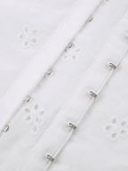 Tie Up Broderie Lace Bandeau Top Tops&Tees