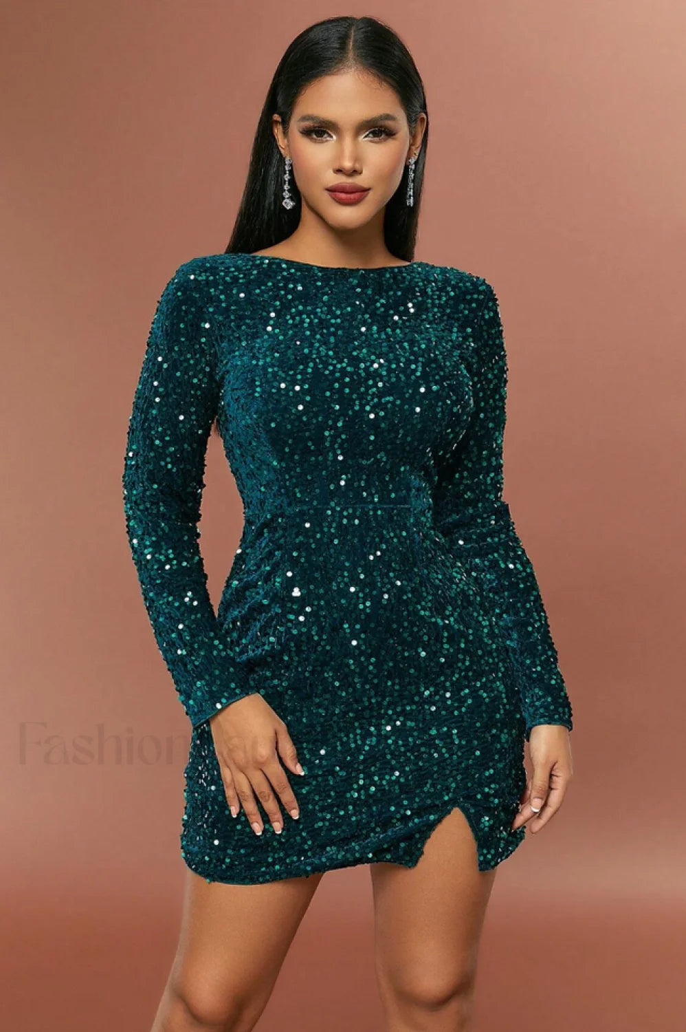 Time Will Stylish Tell Mini Dress S / Teal