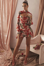 Toira Halter Stylish Mini Dress