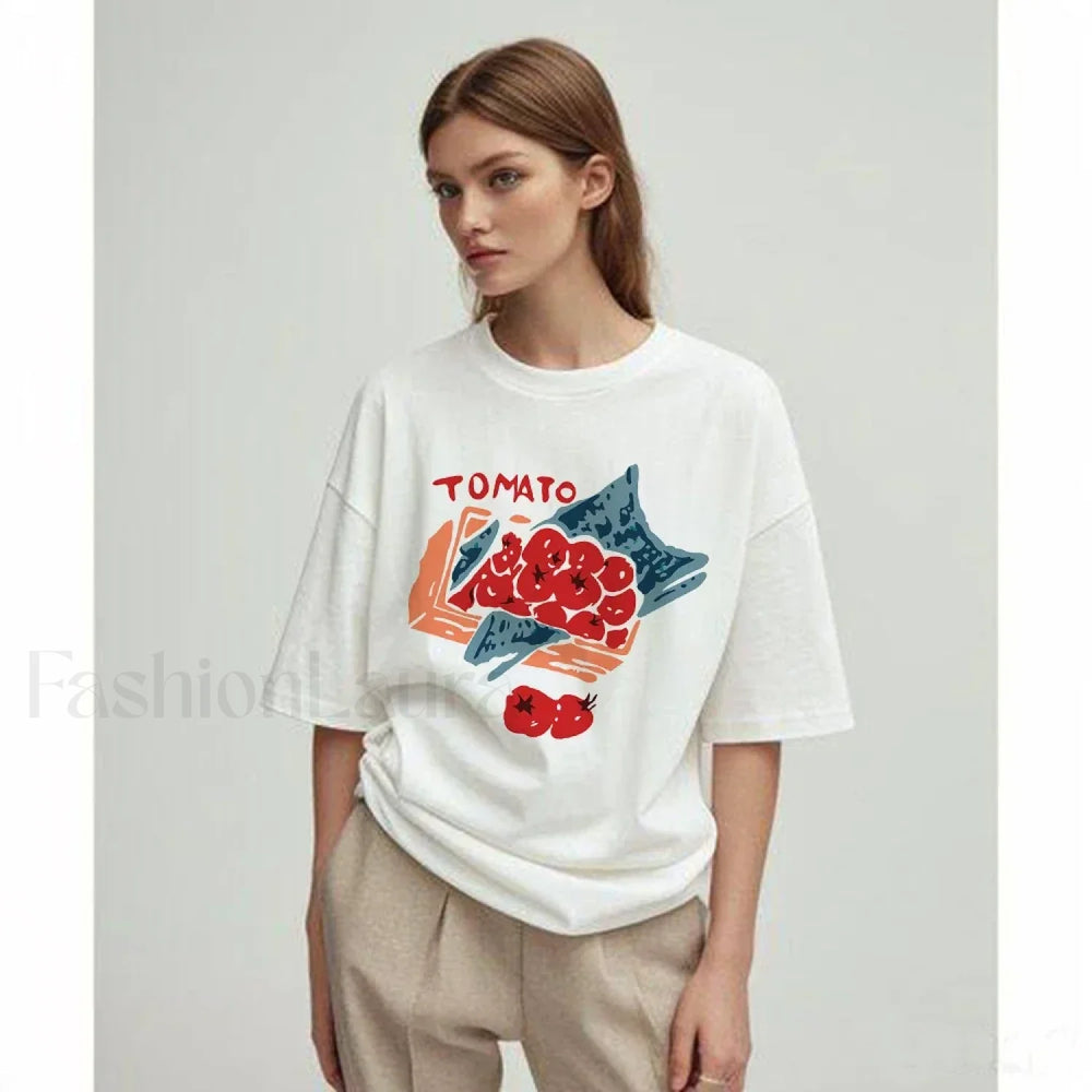 Tomato Vegetable Raccoon Meme Vintage T Shirt