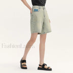 Trendy Bermuda Denim Street Style Short