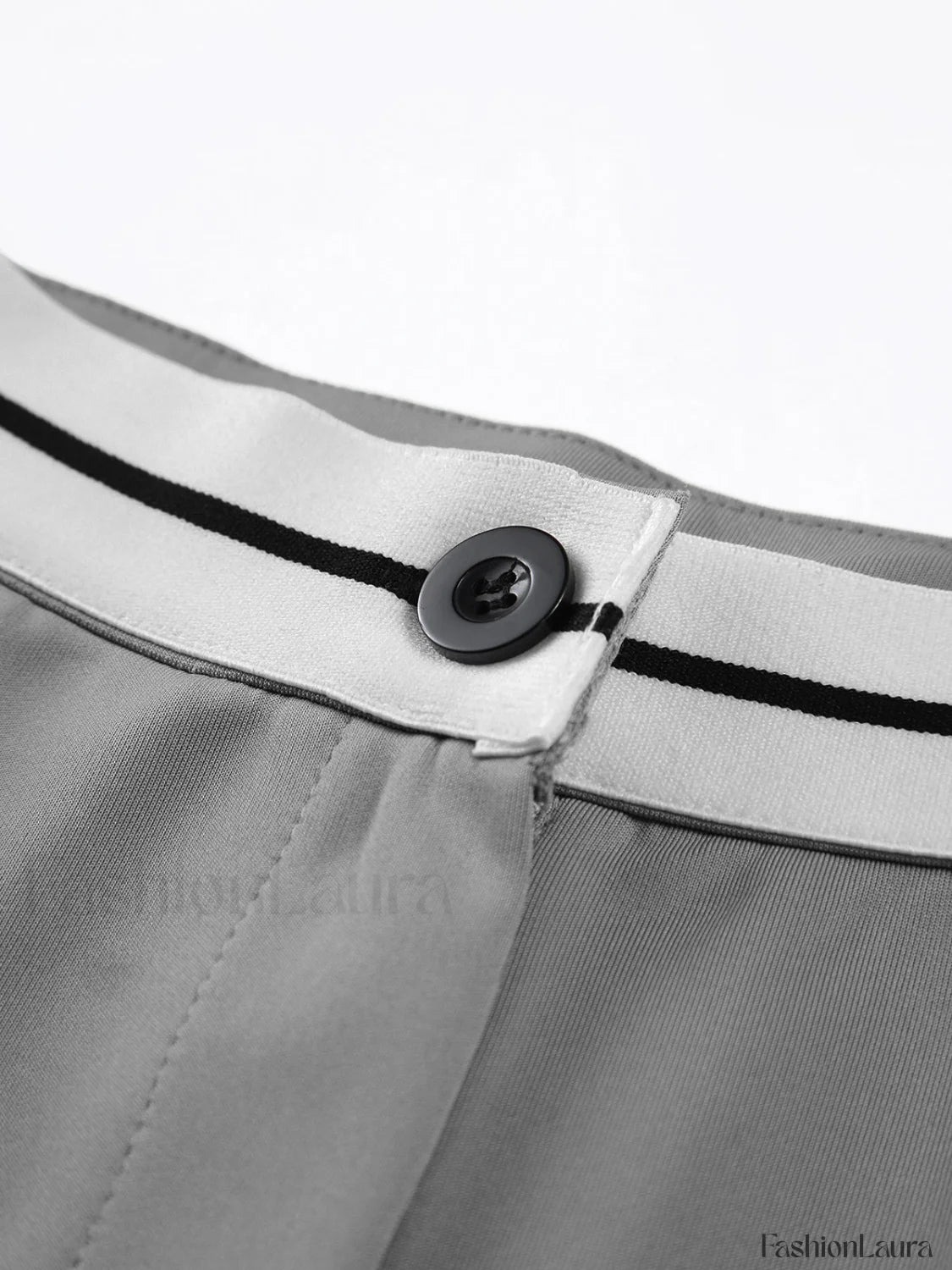 Tube Top Two Piece Contrast Waistband Pants Set Pant Sets