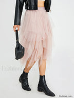 Tulle Multi Layer Mesh Skirt