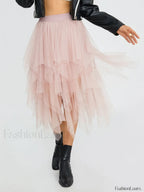 Tulle Multi Layer Mesh Skirt