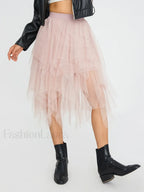 Tulle Multi Layer Mesh Skirt