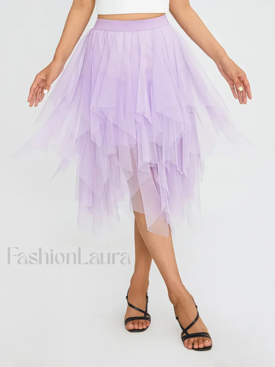 Tulle Multi-Layer Mesh Skirt Secondary image