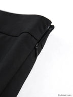 Two Tone Pleated Long Skirt Skirts