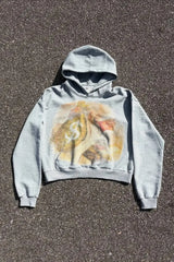 Unisex Streetwear Sports Hoodie Grey / M