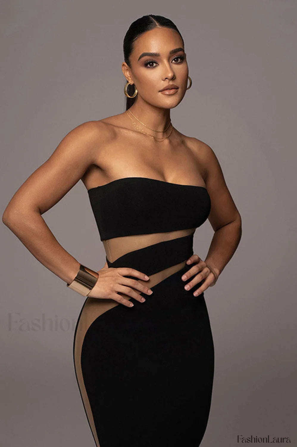 Unpredictable Elegant Midi Dress