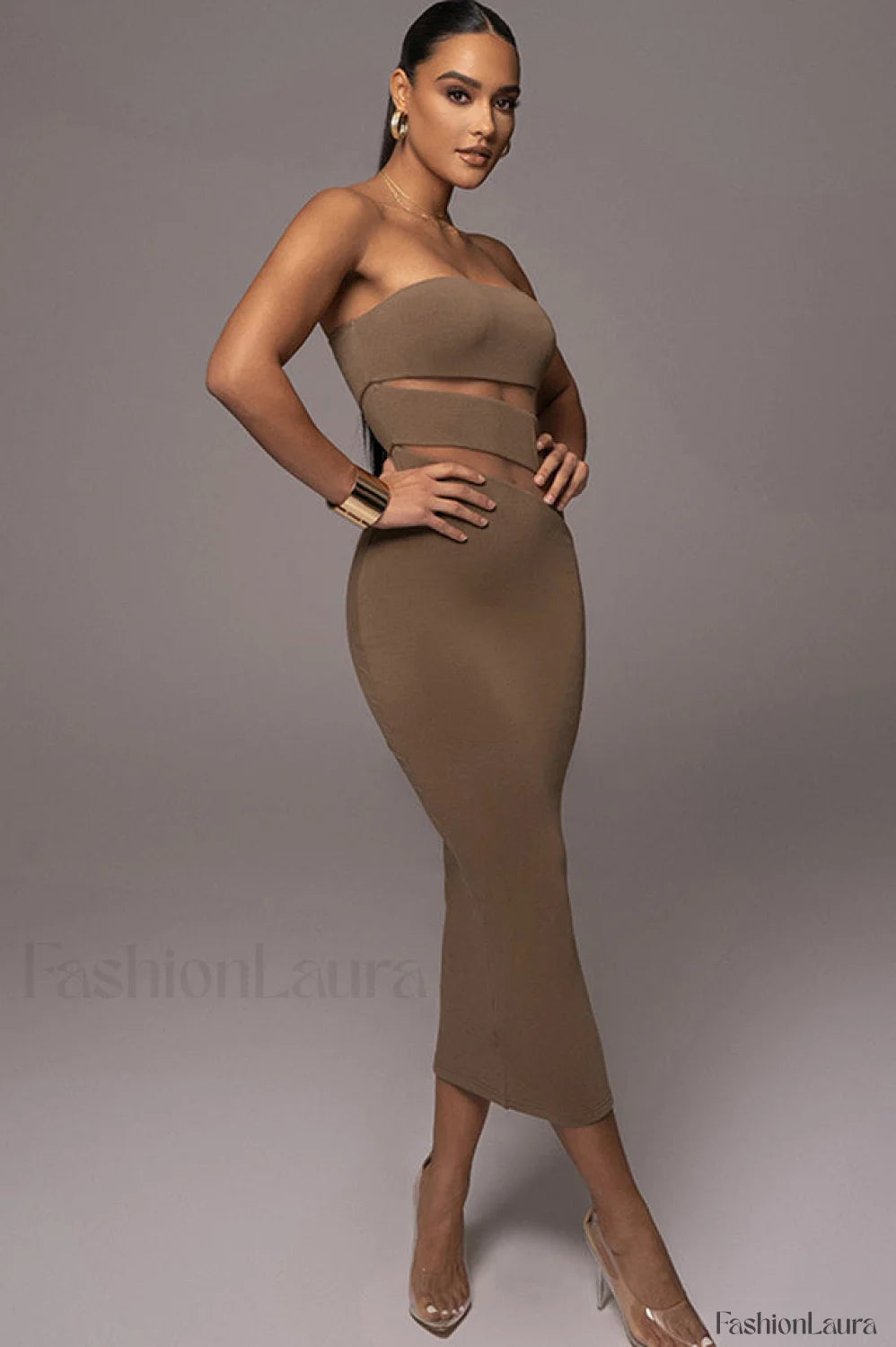 Unpredictable Elegant Midi Dress