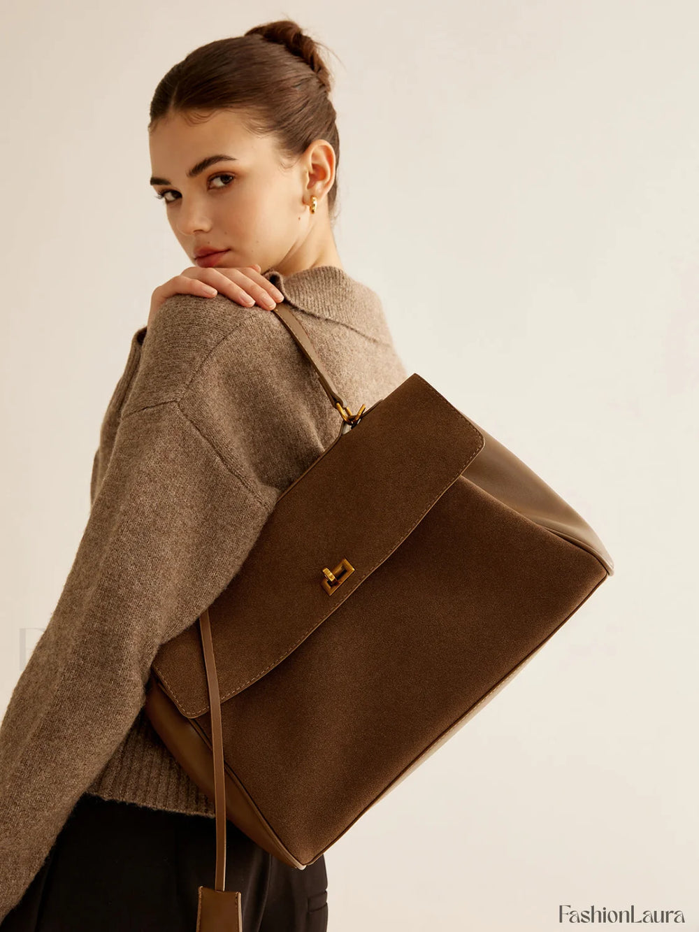 Utility Large Capacity Flap Shoulder Bag Bag