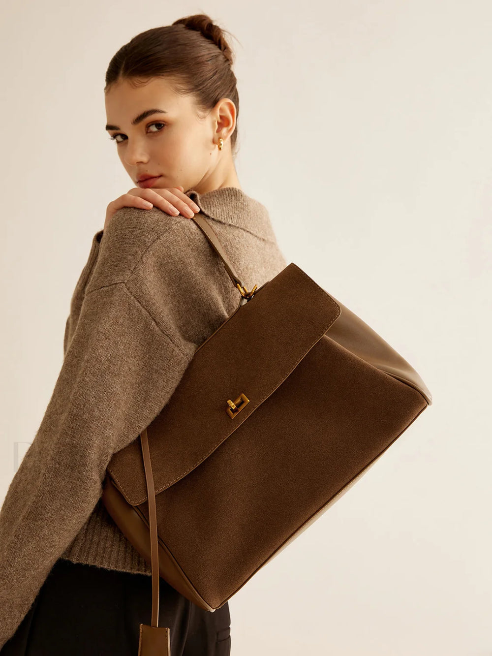 Utility Large Capacity Flap Shoulder Bag Bag
