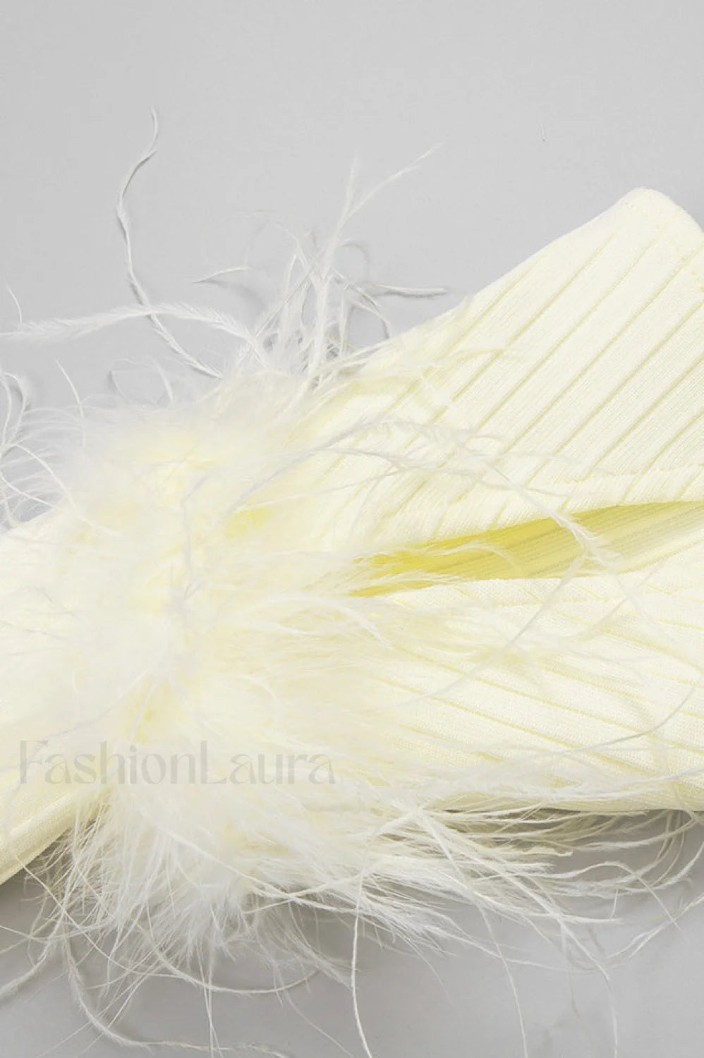 Vallance Feather Stylish Trim Maxi Dress