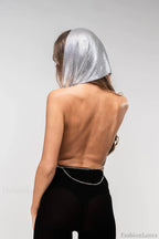 Venus Hoodie Stylish Metallic Top
