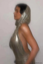 Venus Hoodie Stylish Metallic Top