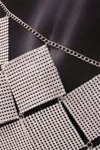 Verva Metallic Mesh Charming Two Piece Set
