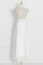 Victoria Layered Stylish Halter Gown Set