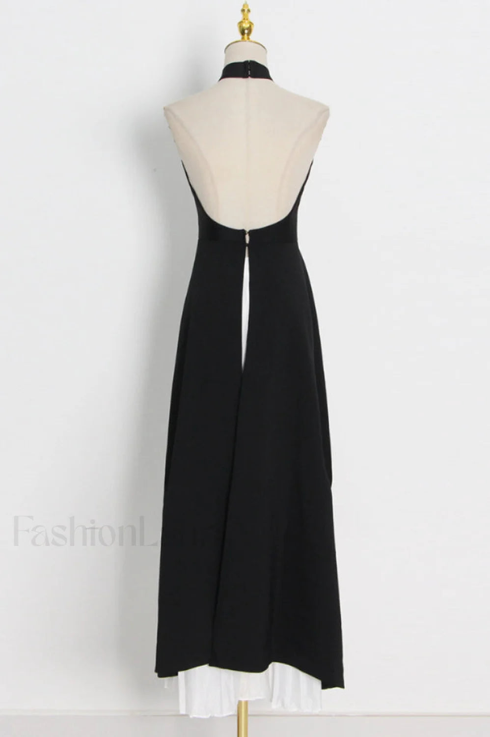 Victoria Layered Stylish Halter Gown Set