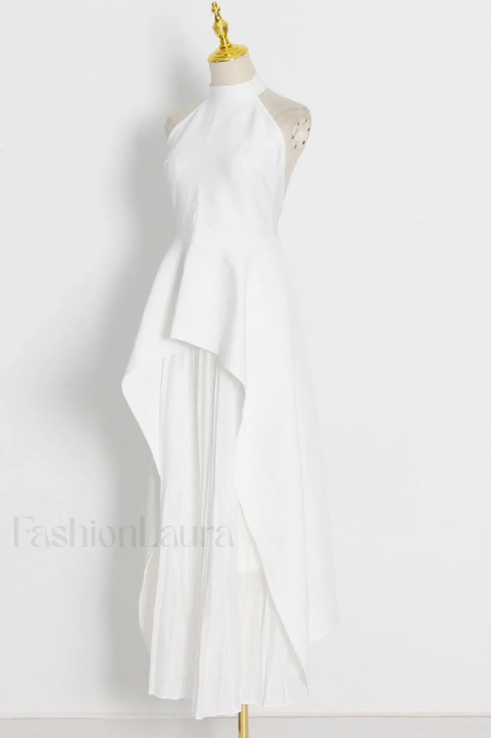 Victoria Layered Stylish Halter Gown Set