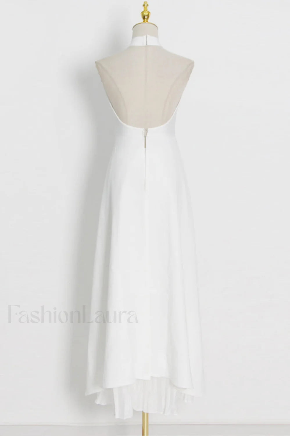 Victoria Layered Stylish Halter Gown Set
