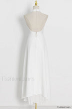 Victoria Layered Stylish Halter Gown Set