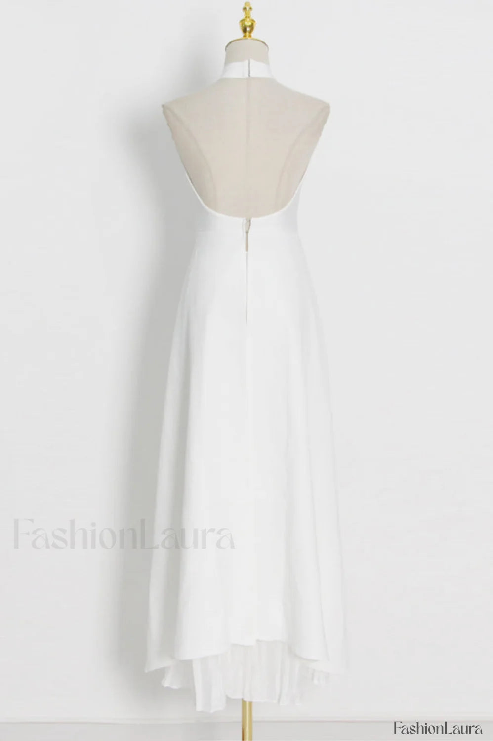 Victoria Layered Stylish Halter Gown Set