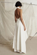 Victoria Layered Stylish Halter Gown Set