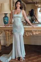 Victory Light Green Charming Chiffon Maxi Dress