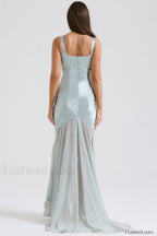 Victory Light Green Charming Chiffon Maxi Dress