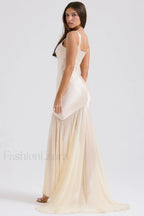 Victory Light Green Charming Chiffon Maxi Dress