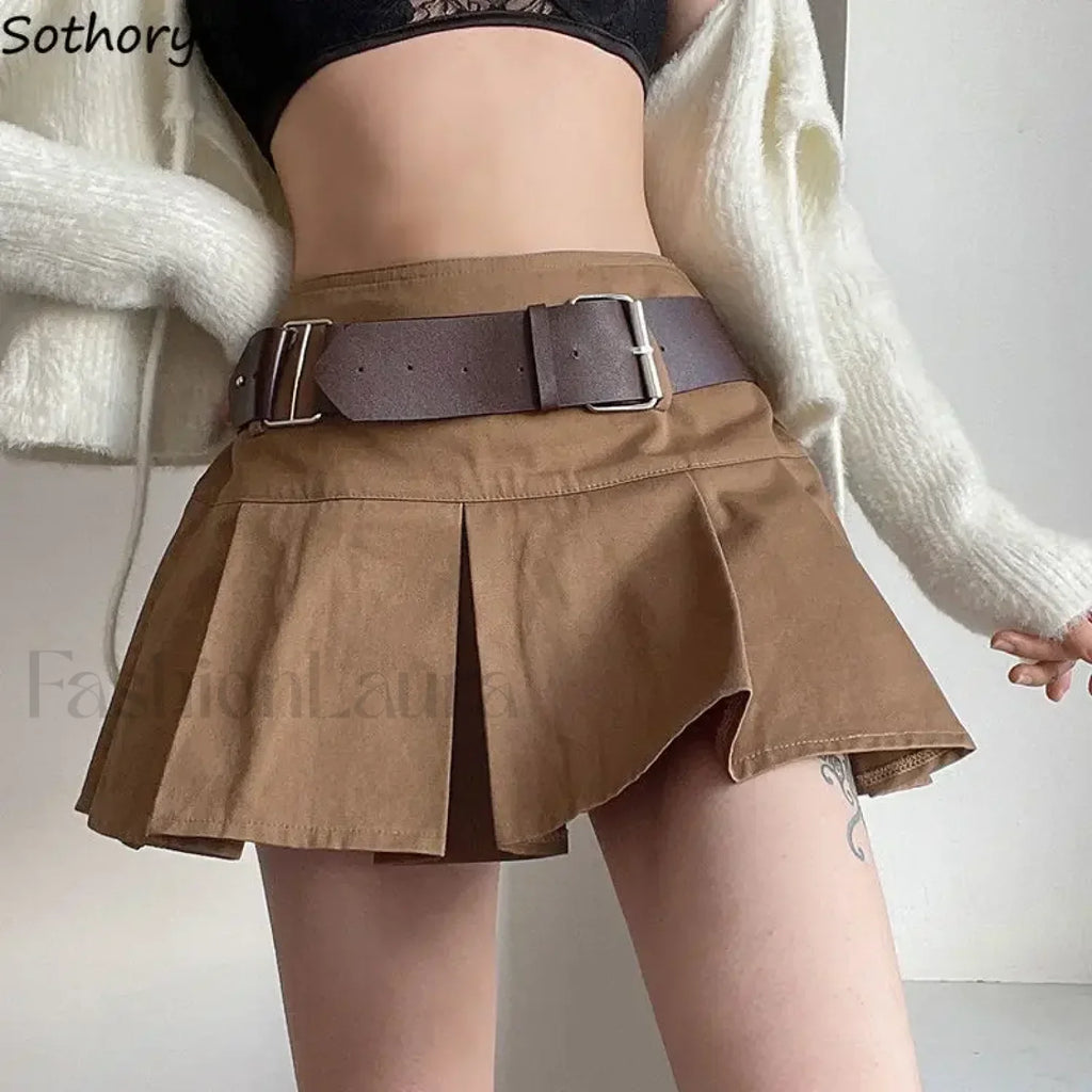 Vintage American College Y2K Skirt