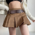 Vintage American College Y2K Skirt
