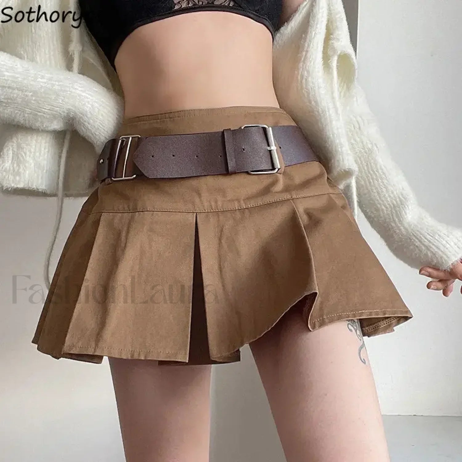 Vintage American College Y2K Skirt