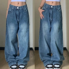 Vintage Blue Graceful Wash Boyfriend Jeans women clothing