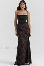 Vintage Cream White Charming Lace Maxi Dress