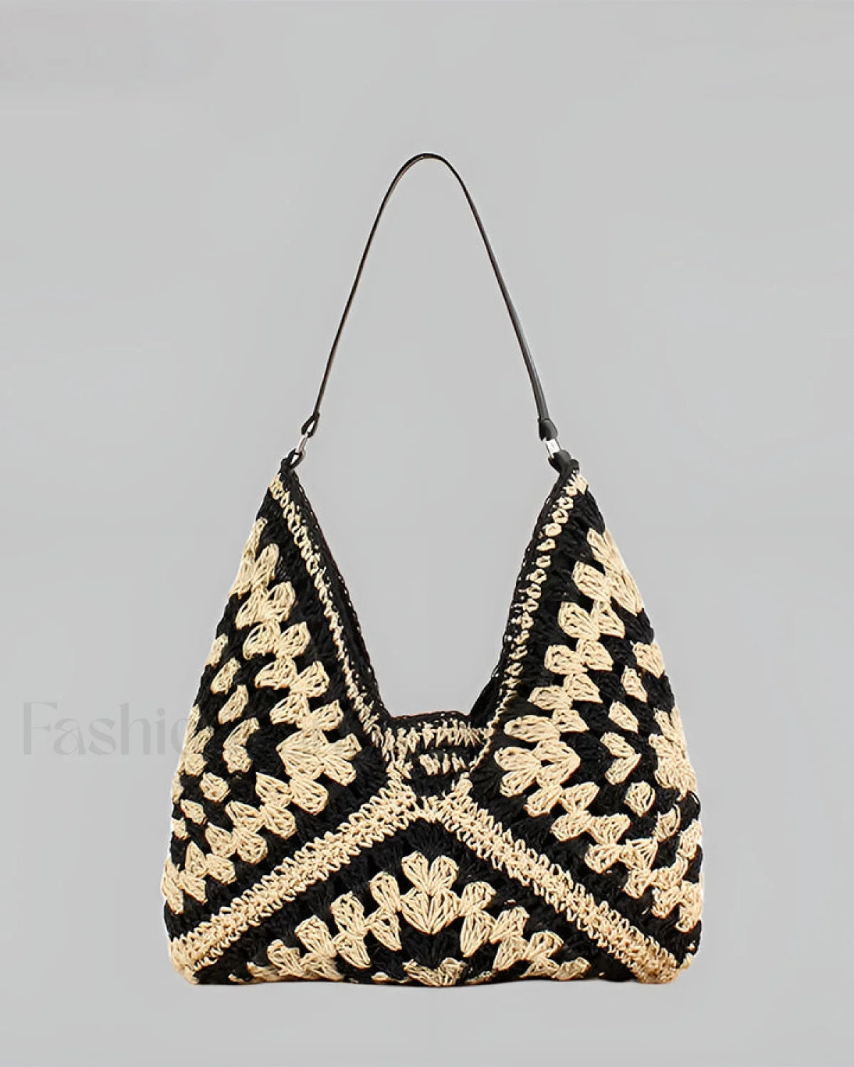 Vintage Crochet Macrame Shoulder Bag Bag