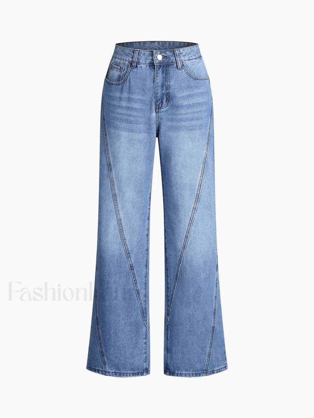 Vintage Denim Straight Leg Pants Jeans